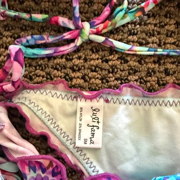 Luli Fama bikini size small top and size small medium bottoms - Picture 2 of 3